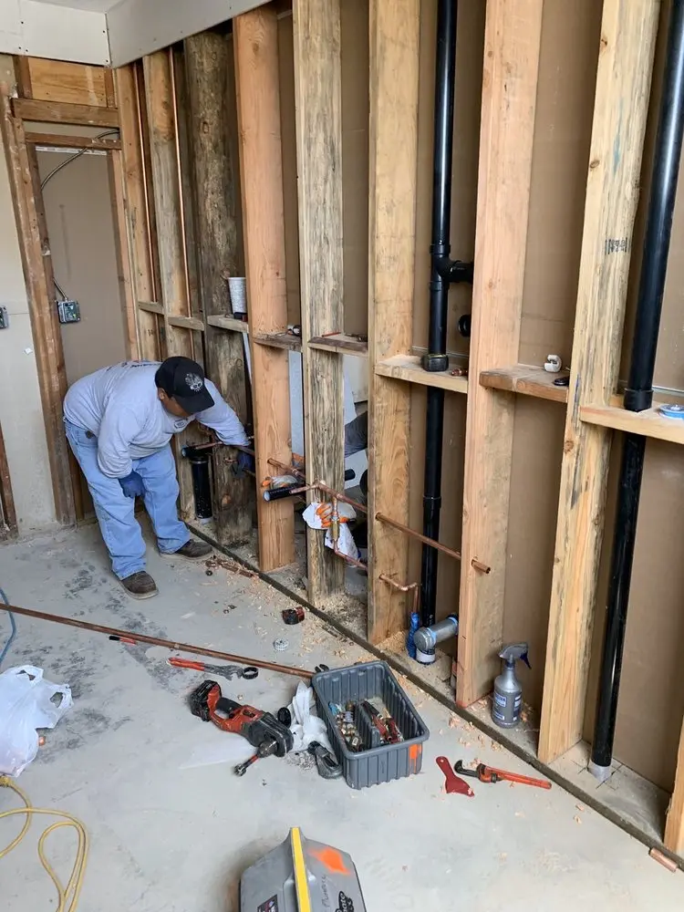 Commercial rough-in plumbing for Commercial Plumbing in West Rockville